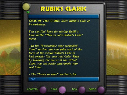 RUBIK'S GAMES Microsoft Windows PC CD-PC Gamez USA