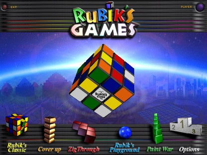RUBIK'S GAMES Microsoft Windows PC CD-PC Gamez USA