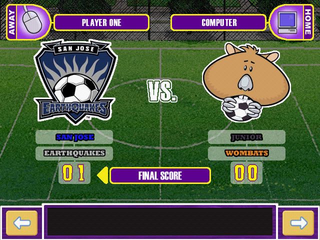 Backyard Soccer MLS 2002 Microsoft Windows PC CD-PC Gamez USA