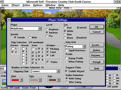 Microsoft Golf 2.0 Microsoft Windows PC CD-PC Gamez USA