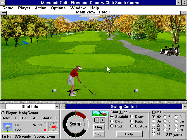 Microsoft Golf 2.0 Microsoft Windows PC CD-PC Gamez USA