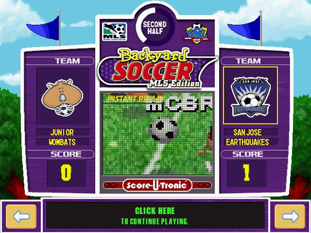 Backyard Soccer MLS 2002 Microsoft Windows PC CD-PC Gamez USA