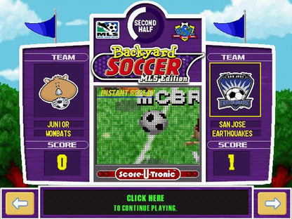 Backyard Soccer MLS 2002 Microsoft Windows PC CD-PC Gamez USA