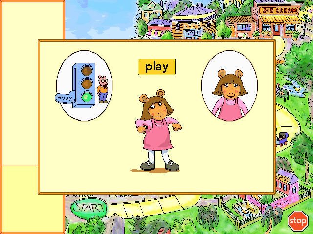 Arthur's Reading Race Microsoft Windows PC CD-PC Gamez USA