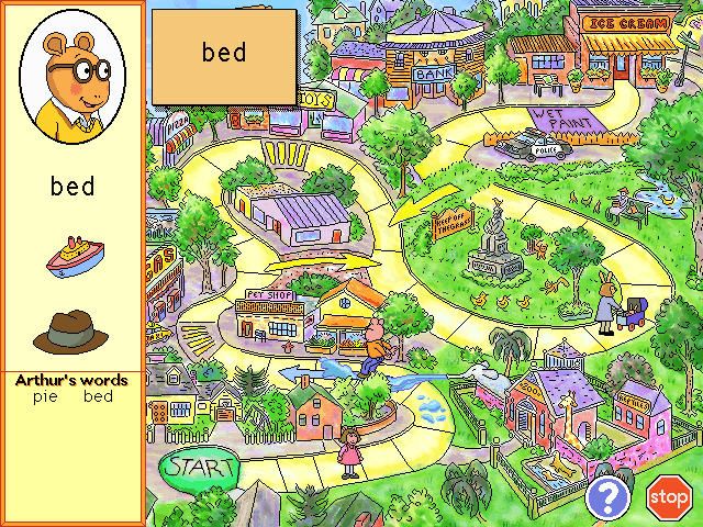 Arthur's Reading Race Microsoft Windows PC CD-PC Gamez USA
