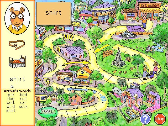 Arthur's Reading Race Microsoft Windows PC CD-PC Gamez USA