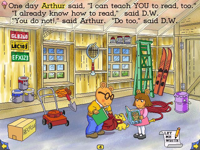 Arthur's Reading Race Microsoft Windows PC CD-PC Gamez USA