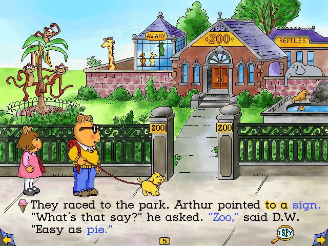 Arthur's Reading Race Microsoft Windows PC CD-PC Gamez USA