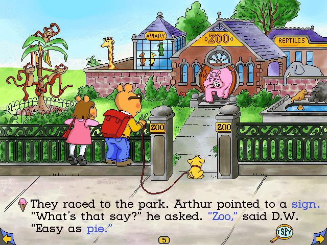 Arthur's Reading Race Microsoft Windows PC CD-PC Gamez USA