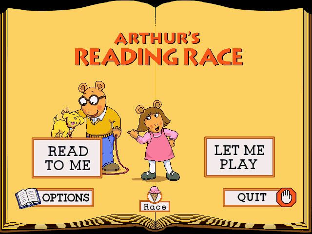 Arthur's Reading Race Microsoft Windows PC CD-PC Gamez USA