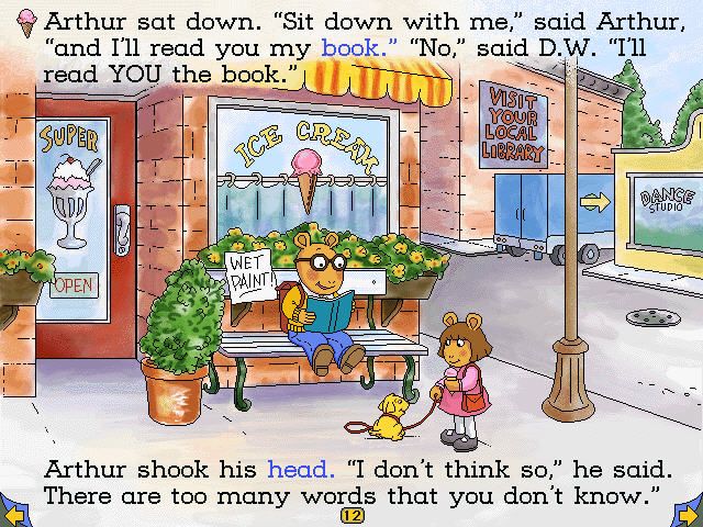 Arthur's Reading Race Microsoft Windows PC CD-PC Gamez USA