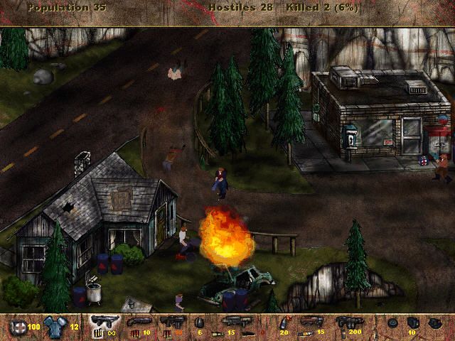 Postal 1997 Microsoft Windows PC CD RipCord RWS Running with Scissors-PC Gamez USA
