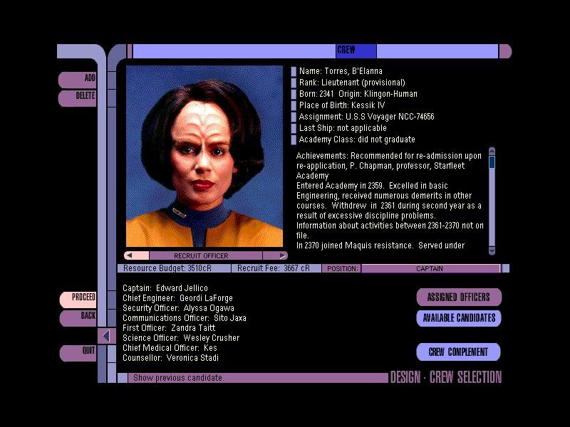Star Trek Starship Creator Microsoft Windows PC CD-PC Gamez USA