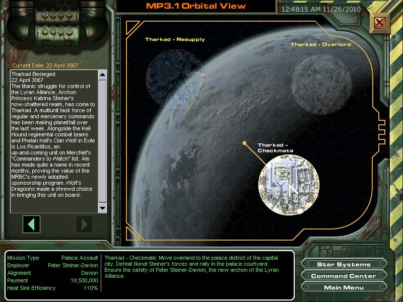 MechWarrior 4 Mercenaries Disc 1 -2 Microsoft Windows PC CD-PC Gamez USA