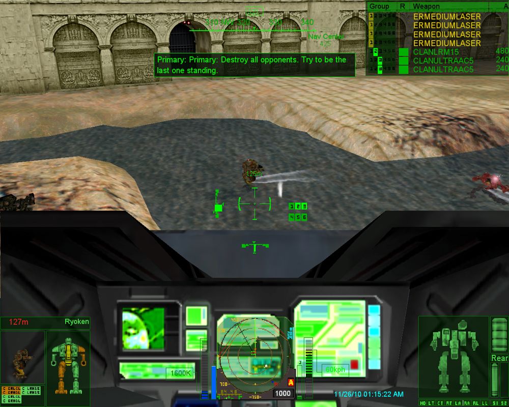 MechWarrior 4 Mercenaries Disc 1 -2 Microsoft Windows PC CD-PC Gamez USA