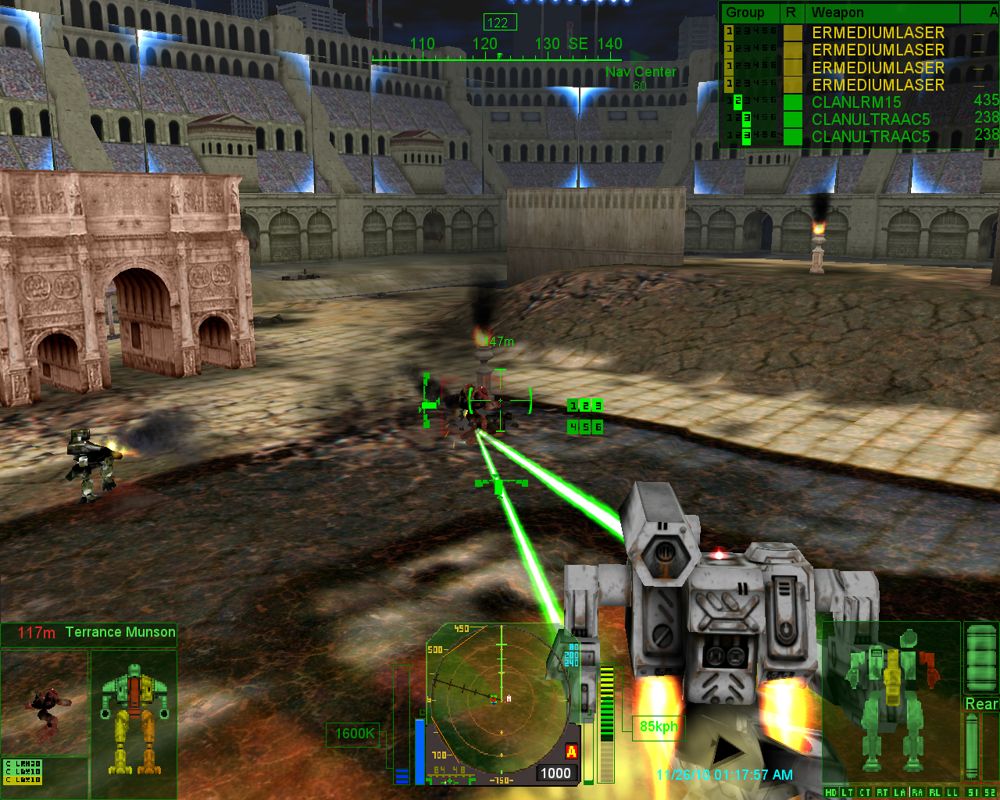 MechWarrior 4 Mercenaries Disc 1 -2 Microsoft Windows PC CD-PC Gamez USA