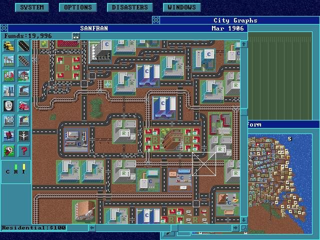 SimCity Enhanced CD-ROM Microsoft Windows PC CD-PC Gamez USA