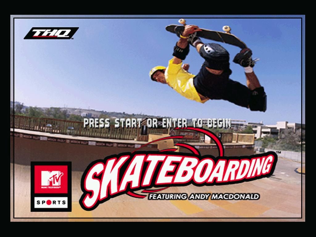 MTV Sports SKATEBOARDING Microsoft Windows PC CD-PC Gamez USA