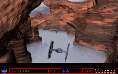 Star Wars Rebel Assault II The Hidden Empire Disc 1-2 Microsoft Windows PC CD-PC Gamez USA