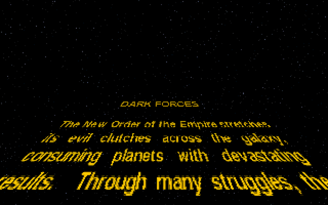 Star Wars Dark Forces Microsoft Windows PC CD-PC Gamez USA