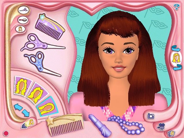 Barbie Magic Hair Styler Microsoft Windows PC CD-PC Gamez USA