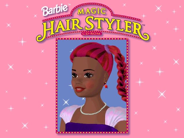 Barbie Magic Hair Styler Microsoft Windows PC CD-PC Gamez USA