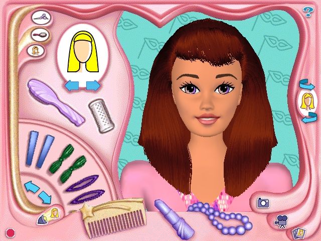 Barbie Magic Hair Styler Microsoft Windows PC CD-PC Gamez USA