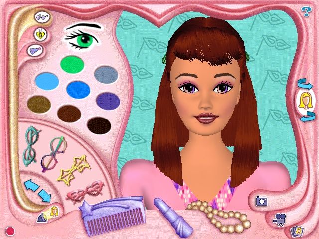 Barbie Magic Hair Styler Microsoft Windows PC CD-PC Gamez USA