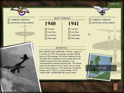 Battle of Britain Microsoft Windows PC CD-PC Gamez USA