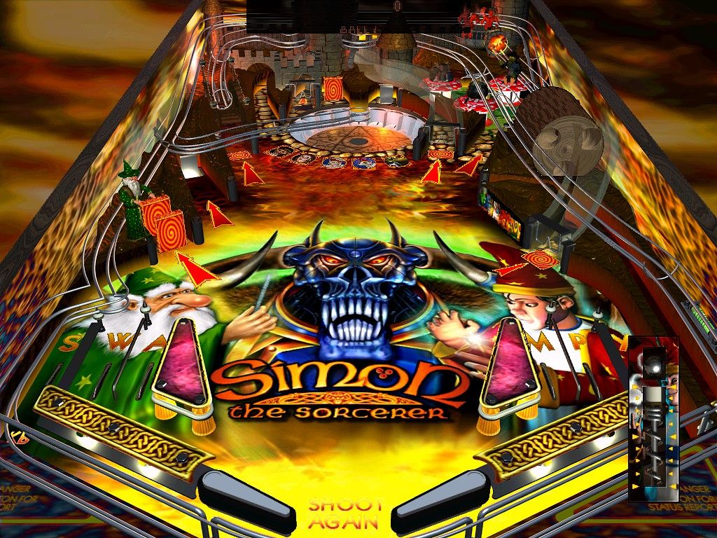 Simon the Sorcerer's Pinball Microsoft Windows PC CD-PC Gamez USA