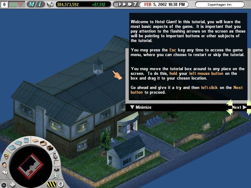 Hotel Giant Microsoft Windows PC CD-PC Gamez USA