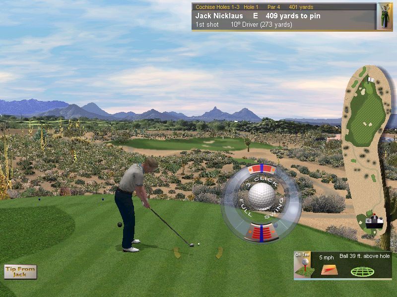 Jack Nicklaus 6 Golden Bear Challenge Microsoft Windows PC CD-PC Gamez USA