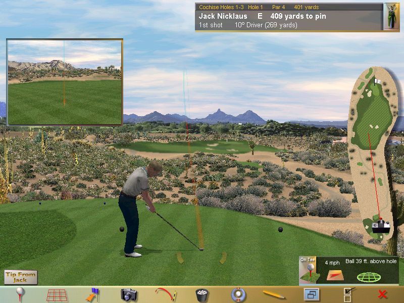 Jack Nicklaus 6 Golden Bear Challenge Microsoft Windows PC CD-PC Gamez USA