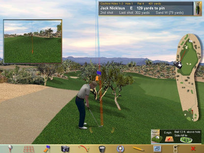 Jack Nicklaus 6 Golden Bear Challenge Microsoft Windows PC CD-PC Gamez USA