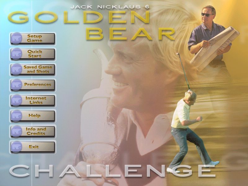 Jack Nicklaus 6 Golden Bear Challenge Microsoft Windows PC CD-PC Gamez USA
