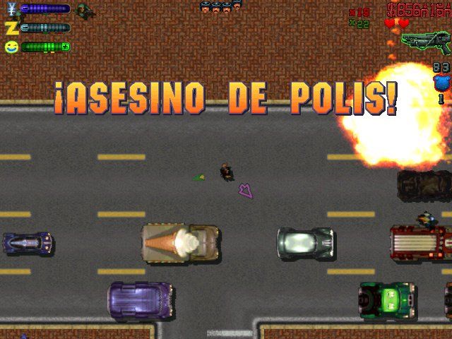 Grand Theft Auto 2 1999 Microsoft Windows PC CD Rockstar DMA-PC Gamez USA