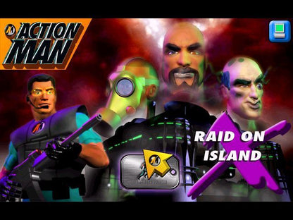Action Man Raid on Island X Microsoft Windows PC CD-PC Gamez USA