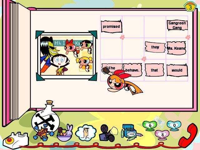 The Powerpuff Girls Learning Challenge 2 Princess Snorebucks Microsoft Windows PC CD-PC Gamez USA