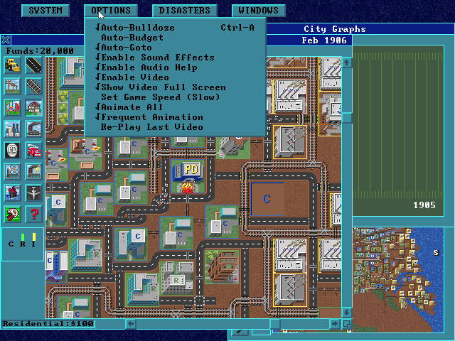 SimCity Enhanced CD-ROM Microsoft Windows PC CD-PC Gamez USA