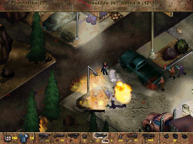Postal 1997 Microsoft Windows PC CD RipCord RWS Running with Scissors-PC Gamez USA