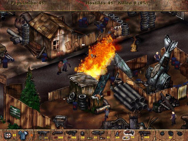 Postal 1997 Microsoft Windows PC CD RipCord RWS Running with Scissors-PC Gamez USA