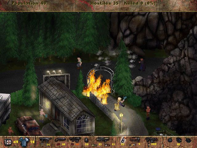 Postal 1997 Microsoft Windows PC CD RipCord RWS Running with Scissors-PC Gamez USA