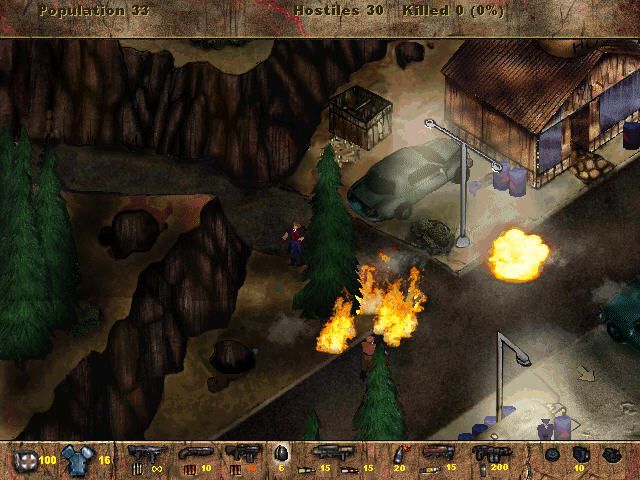 Postal 1997 Microsoft Windows PC CD RipCord RWS Running with Scissors-PC Gamez USA
