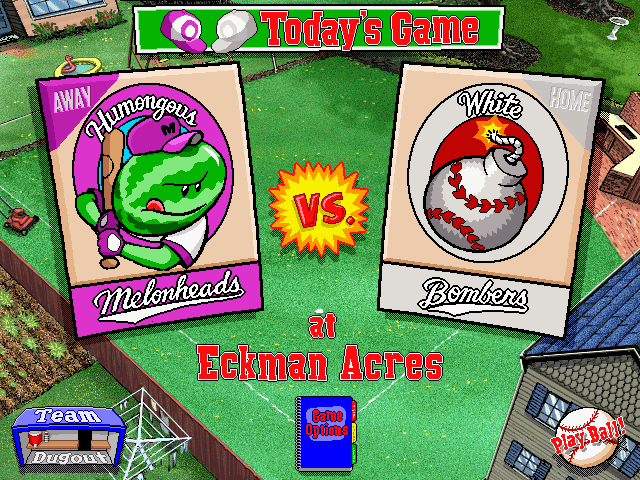 Backyard Baseball Microsoft Windows PC CD-PC Gamez USA