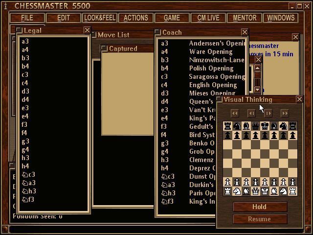 Chessmaster 5500 Microsoft Windows PC CD-PC Gamez USA