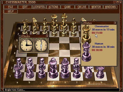 Chessmaster 5500 Microsoft Windows PC CD-PC Gamez USA