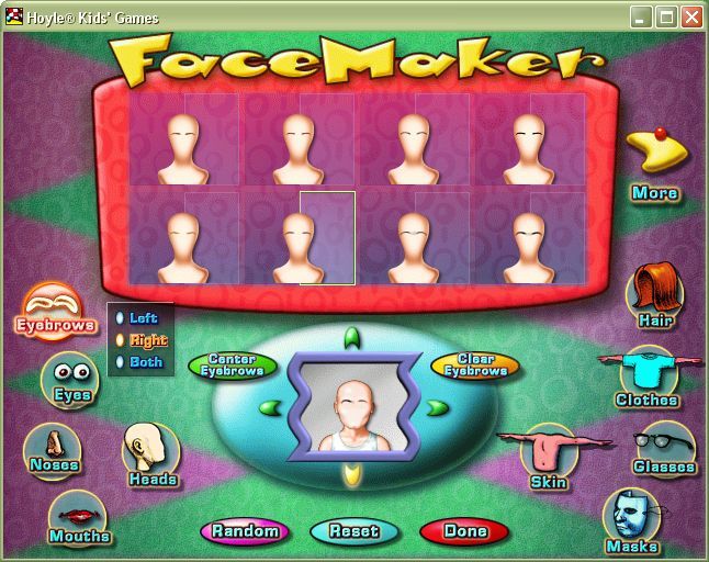 Hoyle Kids Games Microsoft Windows PC CD-PC Gamez USA