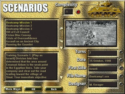 Divided Ground Middle East Conflict 1948-1973 Microsoft Windows PC CD-PC Gamez USA