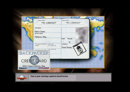 Backpacker 1995 Microsoft Windows PC CD-PC Gamez USA