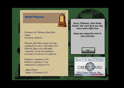 Backpacker 1995 Microsoft Windows PC CD-PC Gamez USA